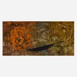 Pat Adams, All, Two, Three, Four, 1987, oil and isobutyl methacrylate on linen