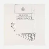 Andy Warhol, Muratti Ambassador Cigarettes, c. 1984, screenprint on Mohawk Superfine