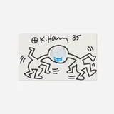 Keith Haring, Untitled, 1985, ink and stamp on envelope