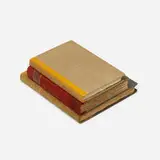 Roycroft, Books, set of two, 1/4 suede-bound, Boxmoor, Roycroft wove paper