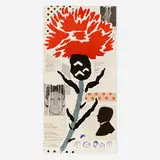 Donald Baechler, Thistle, 1999, lithograph in colors