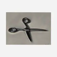 Robert Seaver, Scissors, 1991, pastel on paper