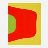 Charles Hinman, Untitled, 1965, screenprint in colors with collage
