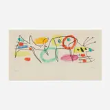 Joan Miró, One plate from La magie quotidienne, etching and aquatint in colors