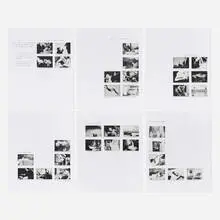 Six Rooms by John Baldessari, 1993, photolithograph on Sennelier Bristol D8, sold Dec 2023