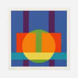 Herbert Bayer, Untitled, c. 1965, screenprint in colors