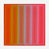 Richard Anuszkiewicz, Untitled (Annual Edition), 1971, screenprint on Masonite