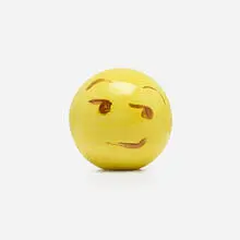 Laura Owens, Untitled (from the Emoji series), 2015, glazed porcelain
