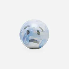 Laura Owens, Untitled (from the Emoji series), 2015, glazed porcelain