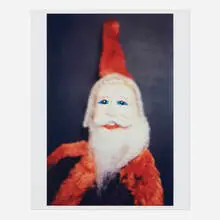 Toy Santa Claus by Mike Kelley, 1993, C-print on Fujicolor Crystal Archive Paper, sold Dec 2023