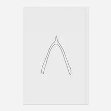Wishbone by Louise Lawler, 2021, archival pigment print, sold Dec 2023