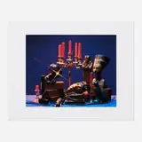 Awol Erizku, Malcolm X Freestyle (Pharaoh's Dance), 2019-2020, inkjet print