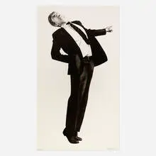 Robert Longo, Edmund (from Men in the Cities), 1985, lithograph