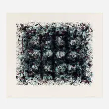 Untitled by Sam Francis, 1979, offset lithograph in colors on Fabriano Artistico, sold Dec 2023