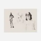 Don Brown, Untitled (Yoko Study II), 2002, ink on paper