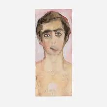 Ricky Swallow, Illustrated Boy, 2003, watercolor on paper