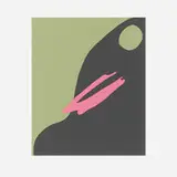 Gary Hume, Bird with Pink Beak, 2009, screenprint in colors