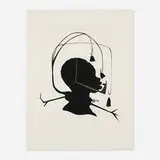Kara Walker, Restraint, 2009, etching, aquatint and sugarlift on Somerset