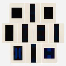 Ad Reinhardt, 10 Screenprints by Ad Reinhardt portfolio, 1966, screenprint in colors