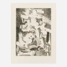 Lucio Pozzi, Untitled, 1981, etching