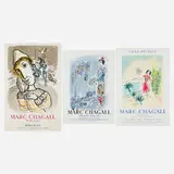 Marc Chagall, Three exhibition posters, 1967-70, offset lithograph
