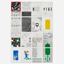 Matt Mullican, Untitled (Portfolio 2), 1989, etching and aquatint in colors