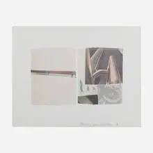 Untitled by Robert Rauschenberg, 1978, offset lithograph in colors, sold Dec 2023