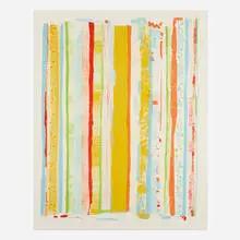 Apollo by Robert Natkin, 1972, lithograph in colors, sold Dec 2023