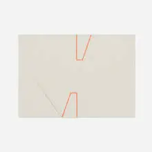 Untitled (For John) by Dorothea Rockburne, 1973-1980, collage, folded paper, color pencil, sold Dec 2023