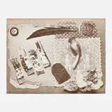 Betye Saar, Fragments, 1976, lithograph