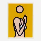 Ruth with Cigarette 3 by Julian Opie, 2005, lambda print on Fujicolour digital archival, sold Dec 2023