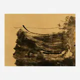 Helen Frankenthaler, Ochre Dust, 1987, lithograph and aquatint on paper