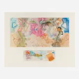 Larry Rivers and Howard Kanovitz, Untitled (The East Thirteenth Street Band album cover), 1983, colored pencil and pastel on paper
