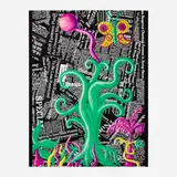 Kenny Scharf, Untitled (from the Columbus: In Search of a New Tomorrow portfolio)