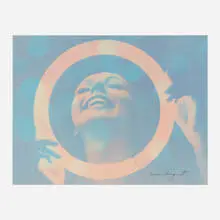 Somewhere to Light by James Rosenquist, 1966, screenprint in colors, sold Dec 2023