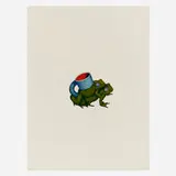 Ken Price, Double Frog Cup, 1968, lithograph in colors