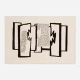 Ralston Crawford, Issy Les Moulineaux #2, 1955, lithograph