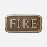 Stephen Kaltenbach, Fire (from the 7 Objects/69 portfolio), 1969, patinated bronze