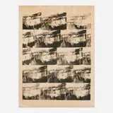 Death and Disaster series poster by Andy Warhol, c. 1963, photo screenprint on paper, sold Dec 2023