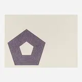 Charlotte Tokayer (from the Purple Series) by Frank Stella, 1972, lithograph in colors, sold Dec 2023