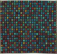 David McKirdy, Computer Nights, Oil on handmade paper.