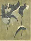 Rita Leff, Ascending, Color woodcut