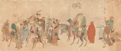 Shi Ba Lohan by Anonymous, Ink and color on paper, offered Sep 2016