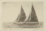 Charles J. A. Wilson, FOUR WORKS: ISLAND BIRD; THE STAR 7; VAMARIE; SEVEN SEAS, each work signed in pencil lower margin, Etching