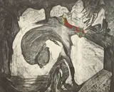 Jeanette 'Jan' Gelb, Of Things to Come, Etching and relief