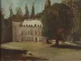 French Chateau by French School, FRENCH CHATEAU, oil on board, offered Sep 2016