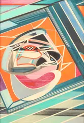 Beppe Devalle, Testa, Oil on canvas