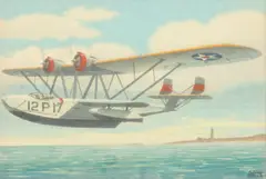 Alfred Owles, Consolidated Pby 3 Catalina, Watercolor
