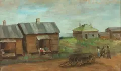 Southern Scene by Elise W. Bacharach, Oil on canvas, sold Sep 2016