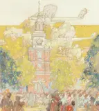 Philip Brown Parsons, Time to Fly, Pastel